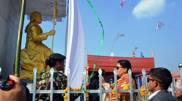 महागुरु फाल्गुनन्द जयन्तीमा किराँतेश्वर क्षेत्रमा गुर्जो रोपण